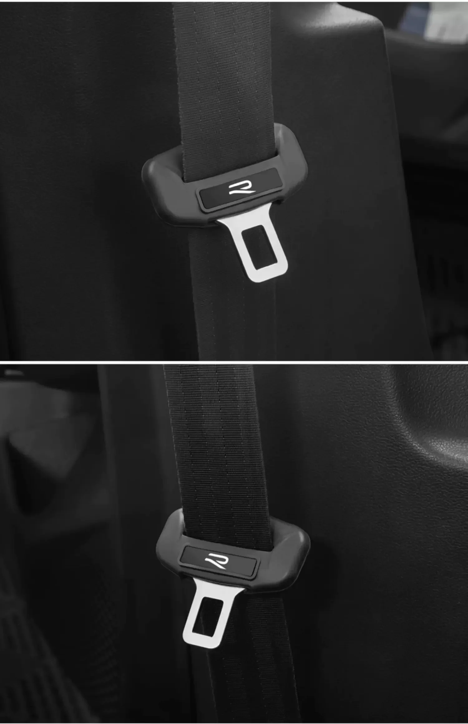 Silicone Seat Belt Cover for VW Golf 7/7.5/8 Golf Jetta Passat - Noise Reduction, Aesthetic Design, Secure Fit & Easy Install