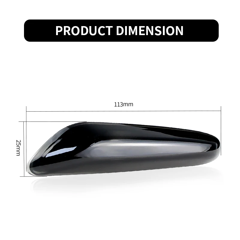 2PCS For BMW e60 e90 e46 e36 e61 e92 e93 X1 E84 X3 Car Turn Signal Side Fender Marker Light Lamp Cover Shell Housing Left&Right