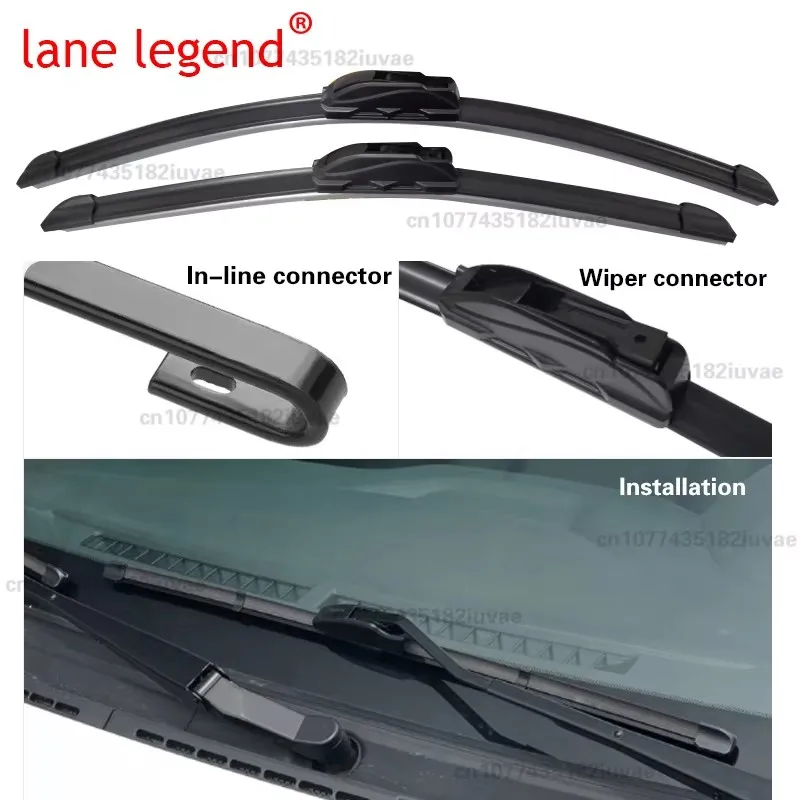 3PCS Car Wiper For KIA Sportage QL 2016 - 2020 Front Rear Wiper Blades Windshield Windscreen Brushes Auto Accessories 2017 2018