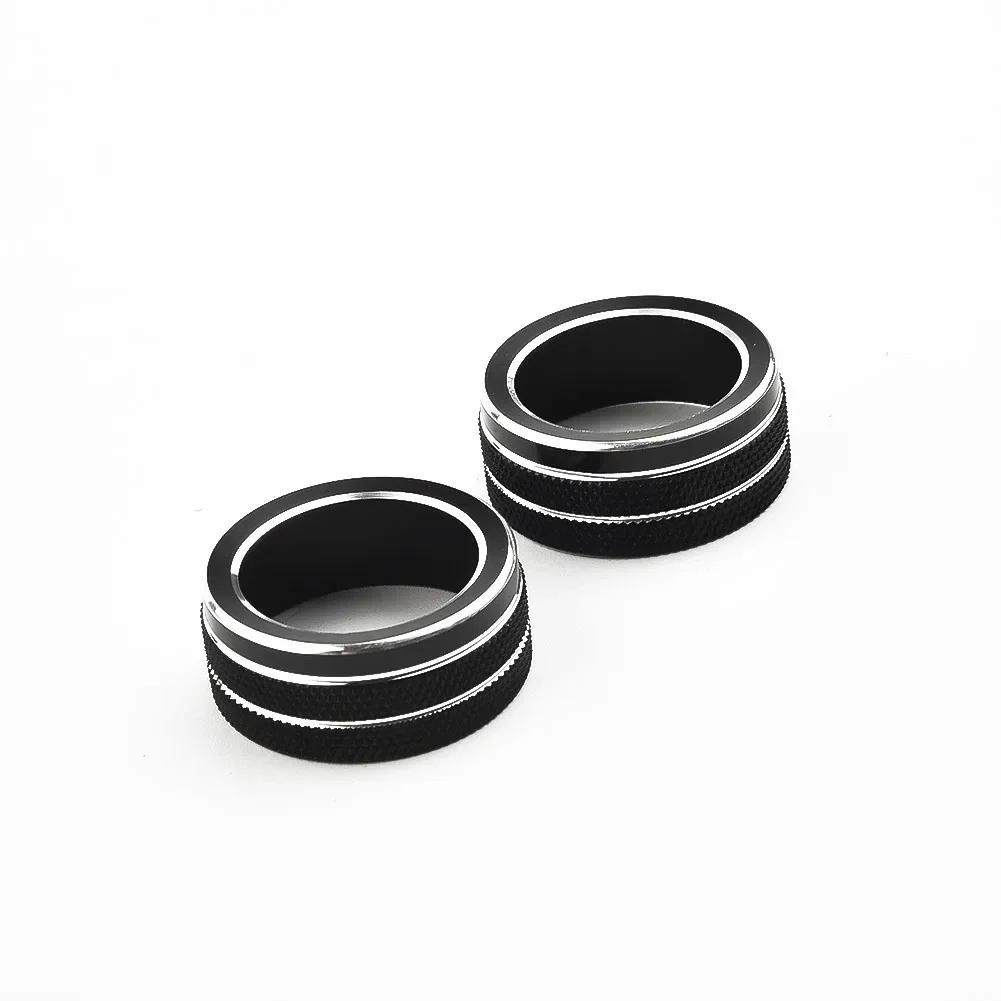 For Toyota Corolla 2019 2020 2021 2Pcs Car AC Climate Control Knob Trim Button Cover Auto Accessories Car AC Control Knobs Ring