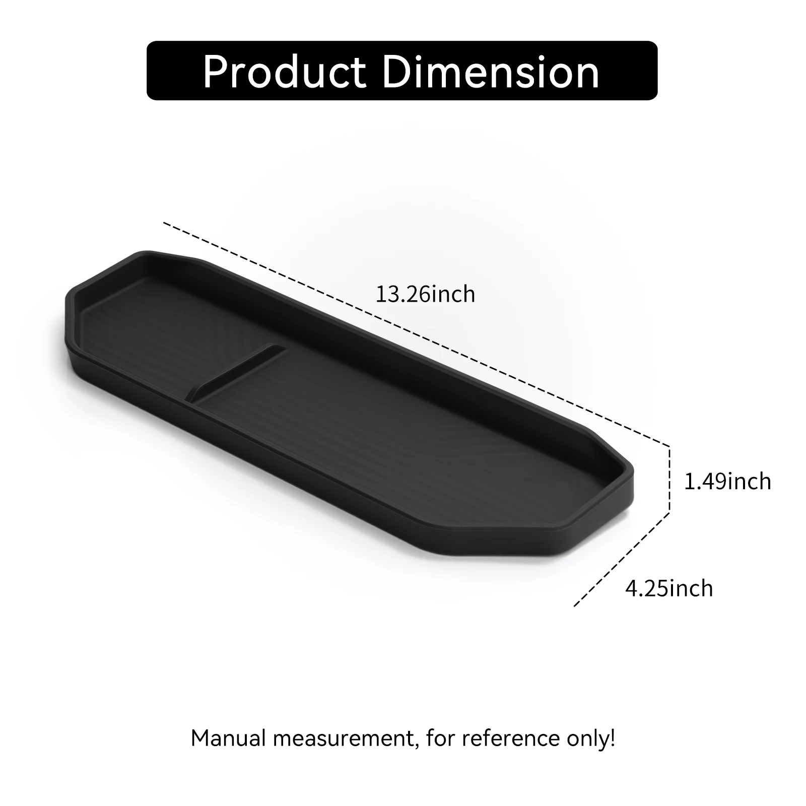 LUCKEASY for Kia EV9 2024-2025 Dashboard Storage Tray Car Interior Accessories Central Control Screen Rear Storage Pad