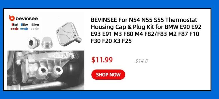 Aluminum Air Intake Scoops for BMW F30 F20 F34 F33 F36 M3 F80 M4 F82 F83 M2 F87 F22 F32 F23 F31 N20 N55 B48 B58