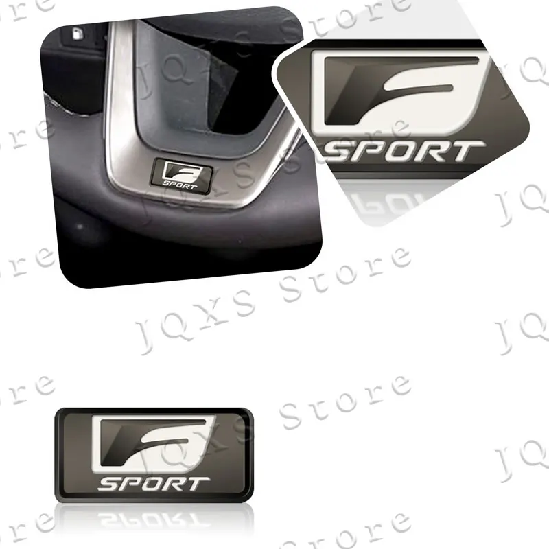 Auto Interior Emblem Car Steering Wheel Small Metal Sticker For RX300 RX350 IS250 ES350 LX570 CT200 ES IS ISF GS RX Car Styling
