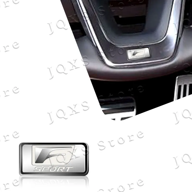 Auto Interior Emblem Car Steering Wheel Small Metal Sticker For RX300 RX350 IS250 ES350 LX570 CT200 ES IS ISF GS RX Car Styling