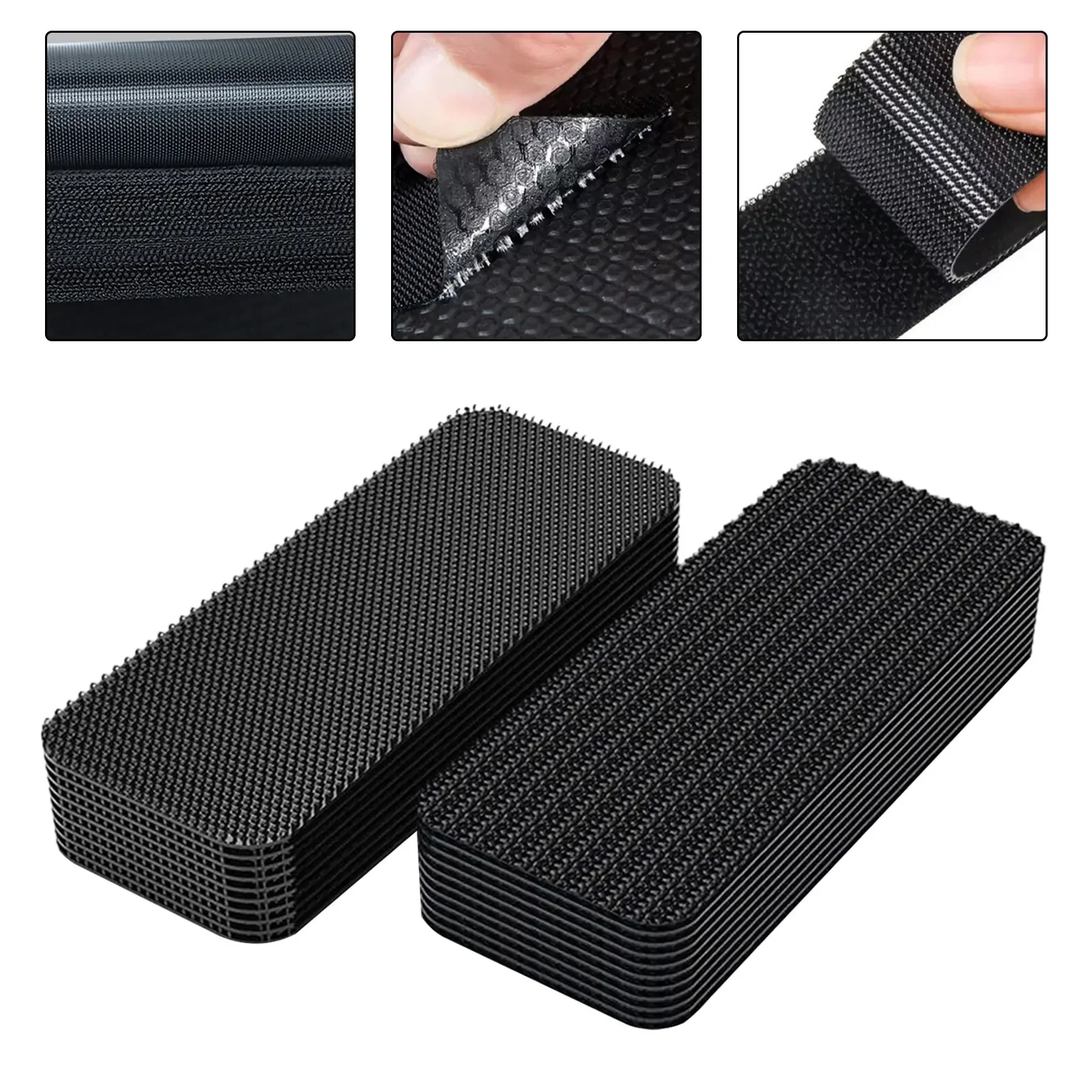 Double Sided Carpet Fixing Stickers High Adhesive Home Car Floor Mats Foot Mats Fixed Patches Anti Skid Grip Tapes