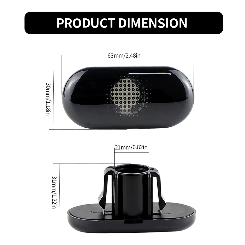 Side Indicator Turn Signal Marker Light Shell No BulbFor Renault Clio Kangoo Twigo Dacia Logan Duster Nissan Interstar Primastar