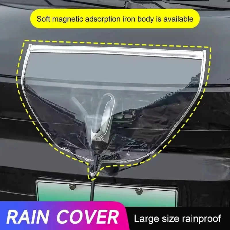 Electric Vehicle Charger Port Rainproof Dustproof Cover Outdoor Protection Covers for Tesla Model 3 Y Sedan SUV Car Accessories