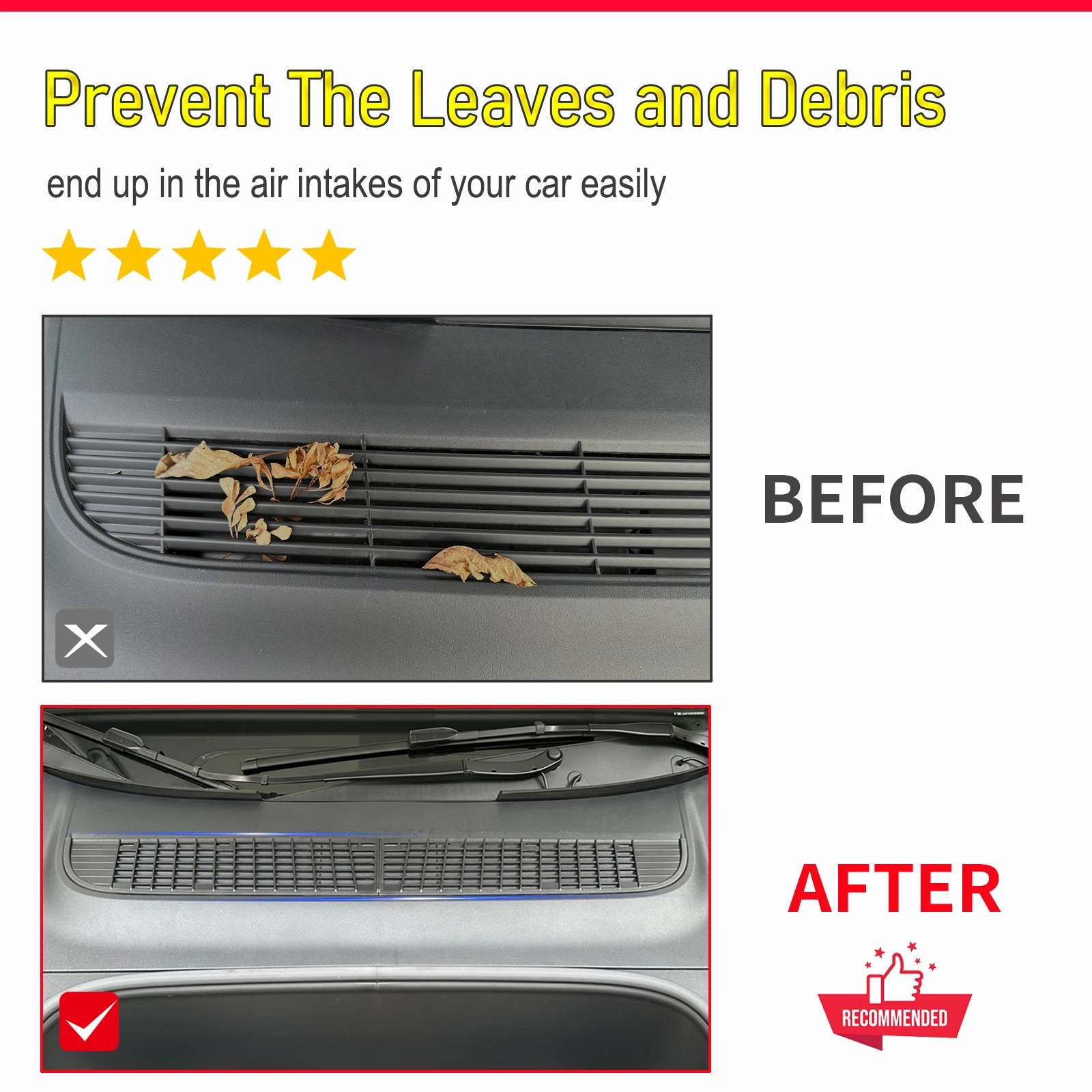 Air Vent Cover for Tesla Model Y Juniper Model YL 2025 2026 Air Intake Vent Grille Air Intake Protective Air Filter Accessories
