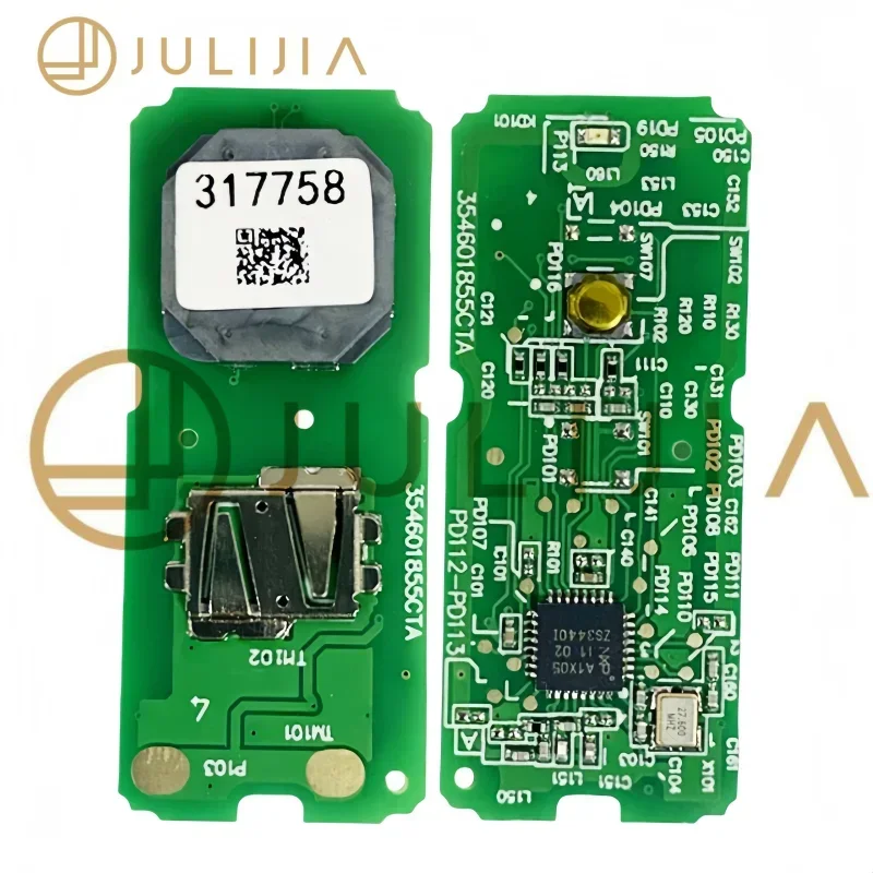 JULIJIA Original B74H626102 Remote Keyless Smart Key 434Mhz Motorcycle For Yamaha Aerox Fazzio Freego Xmax Filano Lexi Nmax 2020