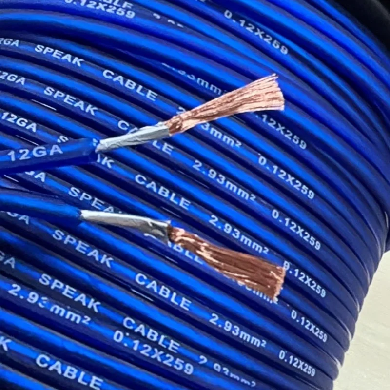 1 meter 5meter 18GA 16GA 14GA 12GAMatte Pure Copper Speaker Cable, Audio Cable, Speaker Cable, Audio Connection Cable