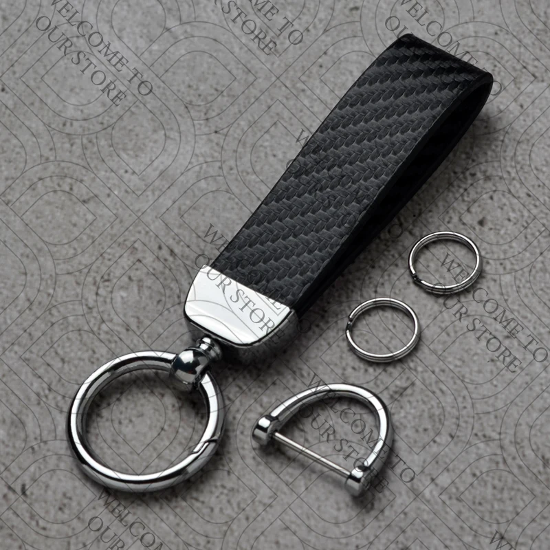 For Vauxhall Logo Meriva Vectra VXR Astra Insignia GTC Vivaro Junior Car Carbon Fiber Leather Car KeyChain Custom Key Rings Gift