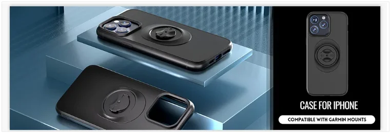 Shockproof Case for Garmin Bike Mounts / Holders For Apple iPhone 17 16 15 14 13 12 11 8 7 Pro X Max Plus SE Protective Cover