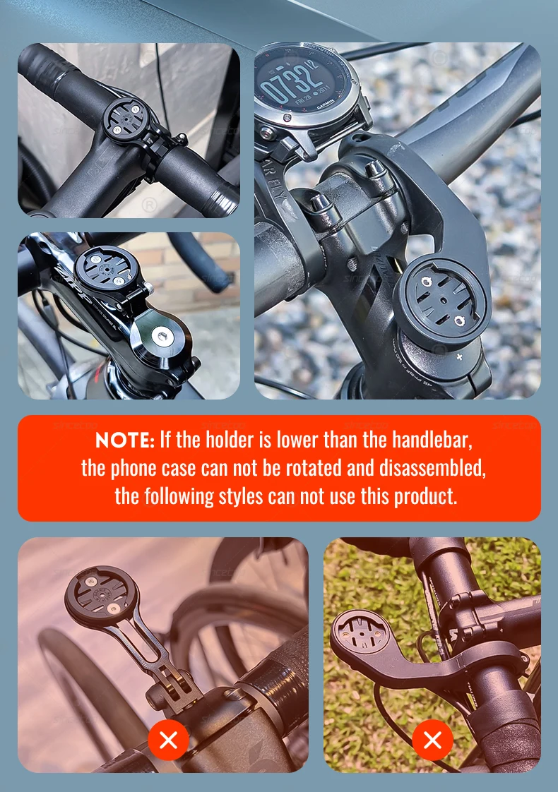 Shockproof Case for Garmin Bike Mounts / Holders For Apple iPhone 17 16 15 14 13 12 11 8 7 Pro X Max Plus SE Protective Cover