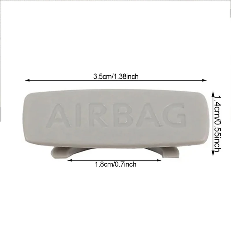 For VW Jetta A5 A6 MK5 Golf 5 6 7 GTI Passat B6 B7 CC Polo 1/2/4Pc A B C Pillar Airbag Emblem Cap 3C0853437C 1K8853437 5G0853437