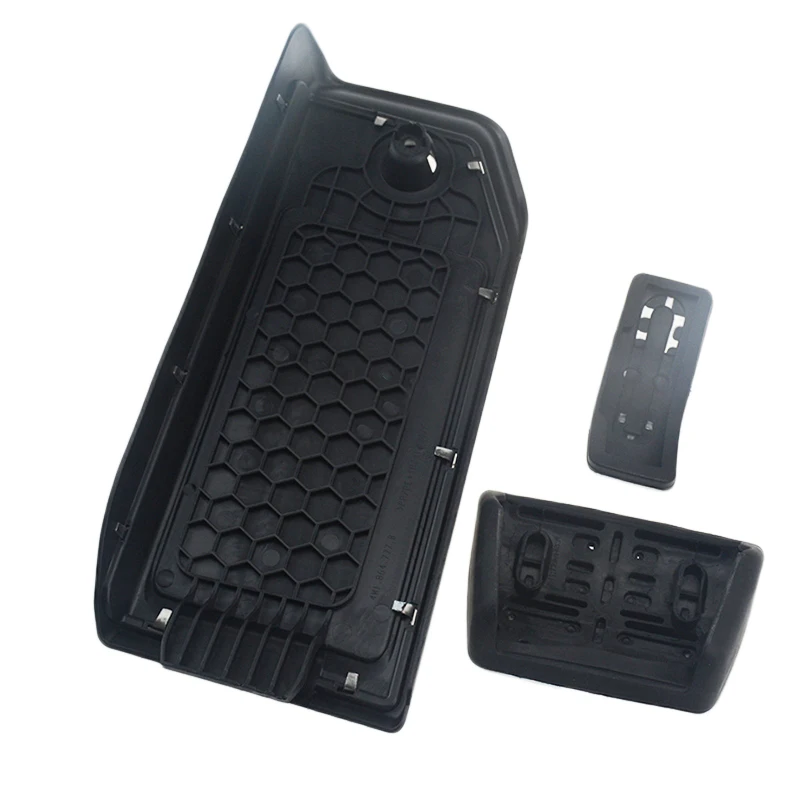 LHD Gas Accelerator Brake Footrest Pedal Cover for Audi Q7 Q8 2017-2025,Porsche Cayenne 2020-2024,Touareg 2019-2024 Pedal Covers