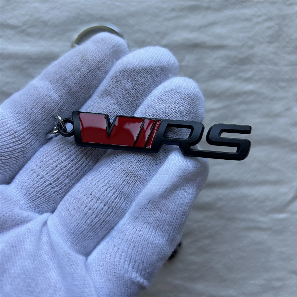 Metal VRS car keychain