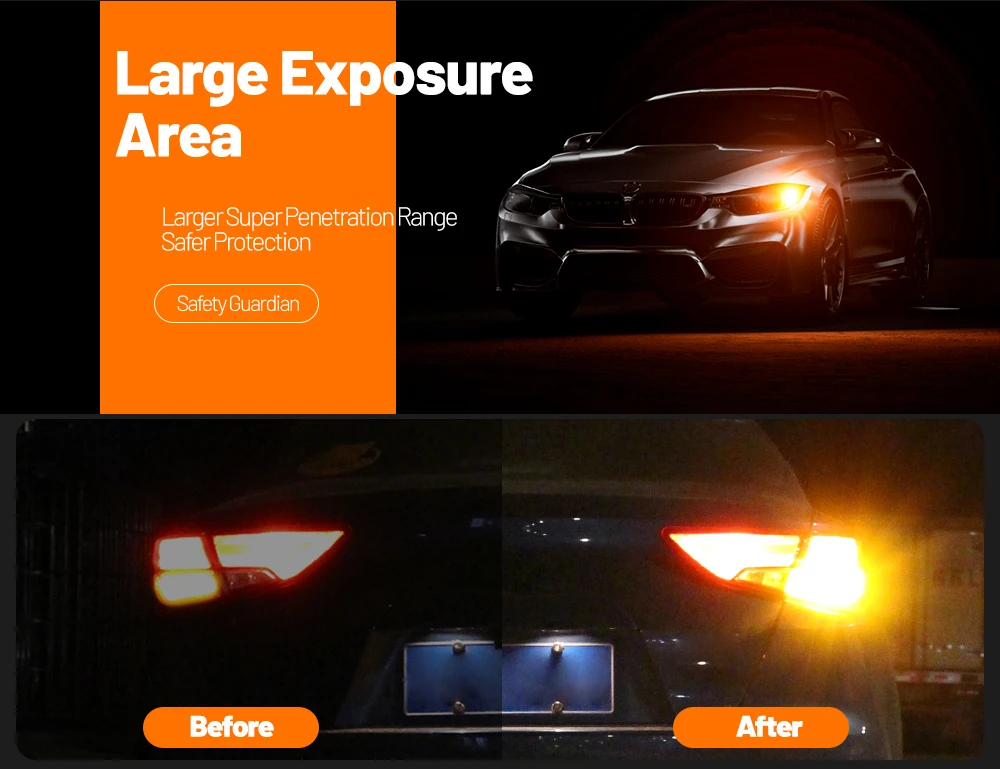 2pcs PY21W BAU15S 7507 BA15S P21W 7506 WY21W 7440A T20 3156 P27W T25 LED Turn Signal Light Turning Lamp Canbus Accessories