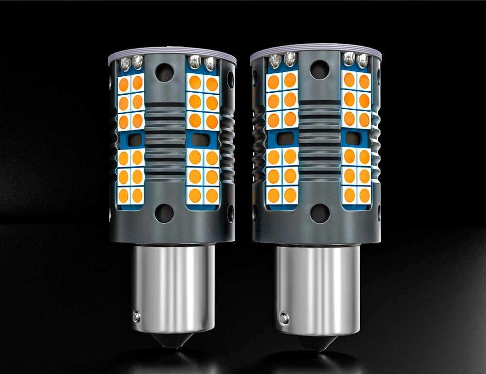 2pcs PY21W BAU15S 7507 BA15S P21W 7506 WY21W 7440A T20 3156 P27W T25 LED Turn Signal Light Turning Lamp Canbus Accessories