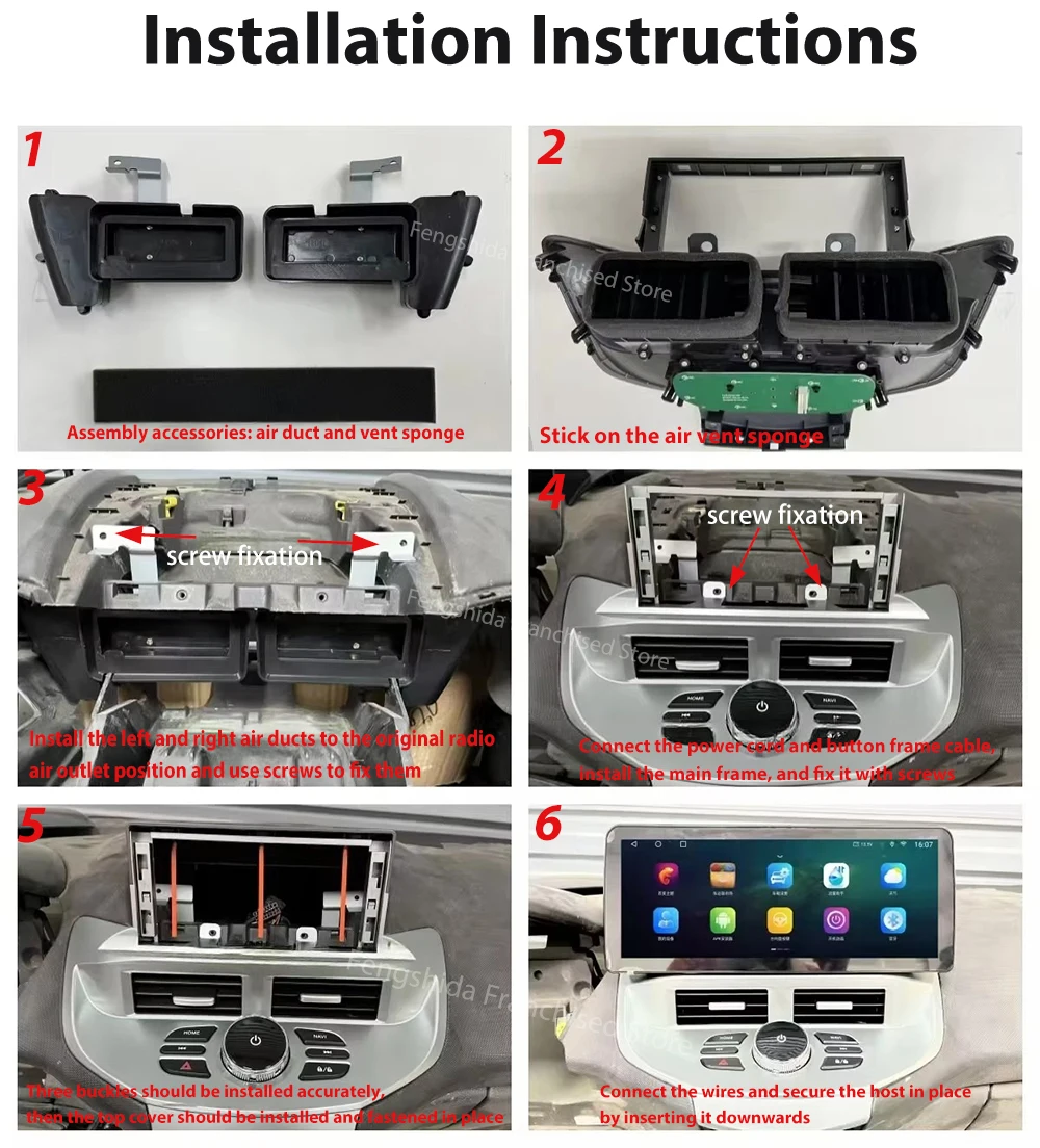 12.3 inch Car Radio For Ford Fiesta MK6 MK7 2009-2016 LHD RHD Android Multimedia Video Player GPS Wireless Carplay QLED Screen