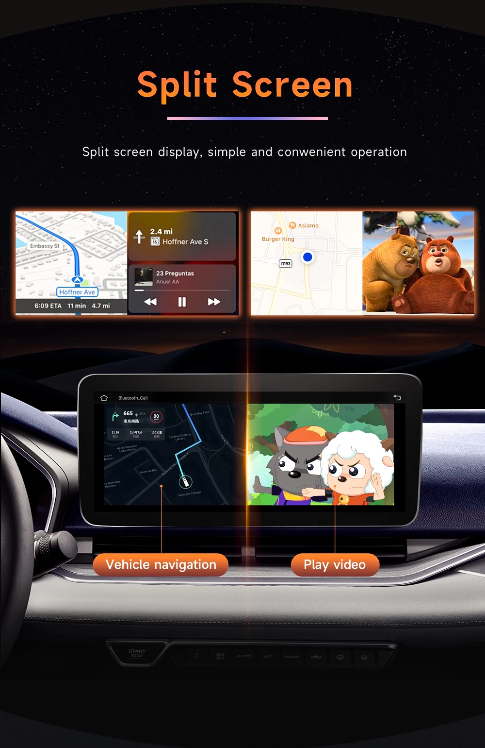 12.3 inch Car Radio For Ford Fiesta MK6 MK7 2009-2016 LHD RHD Android Multimedia Video Player GPS Wireless Carplay QLED Screen