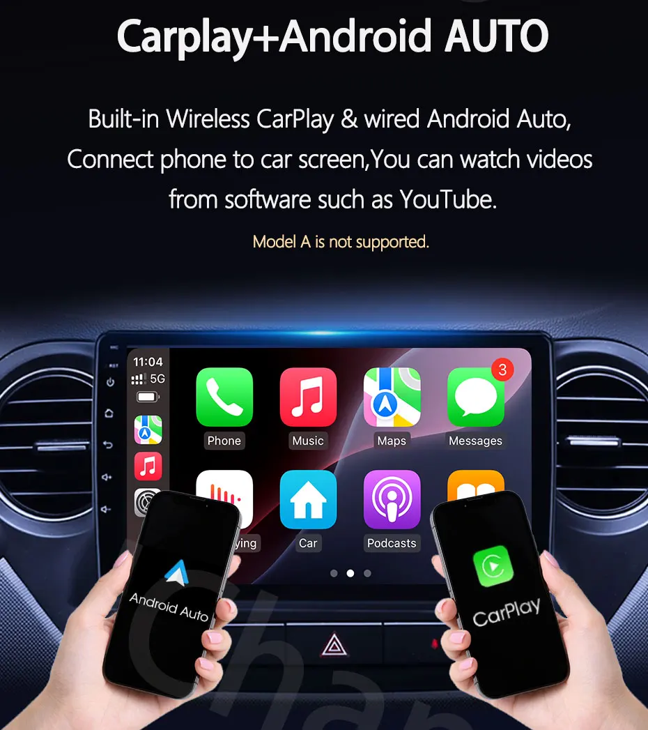 Car Radio Carplay For Renault Kangoo 2009 - 2018 Navigation GPS Multimedia Player Android Auto Stereo No 2din Android 15