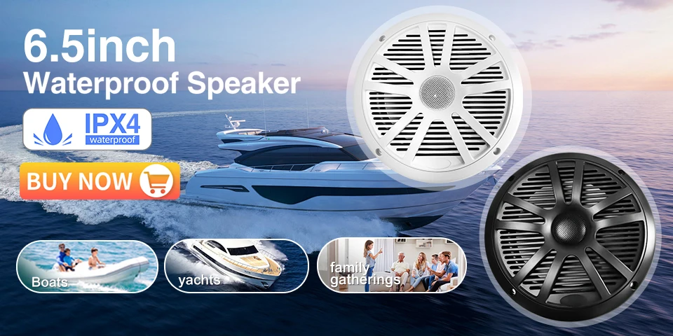 7inch MP5 Marine Boat Radio Wireless CarPlay Android Auto Waterproof IP67 Bluetooth FM AM AUX For Boat ATV UTV Yacht Golf Cart