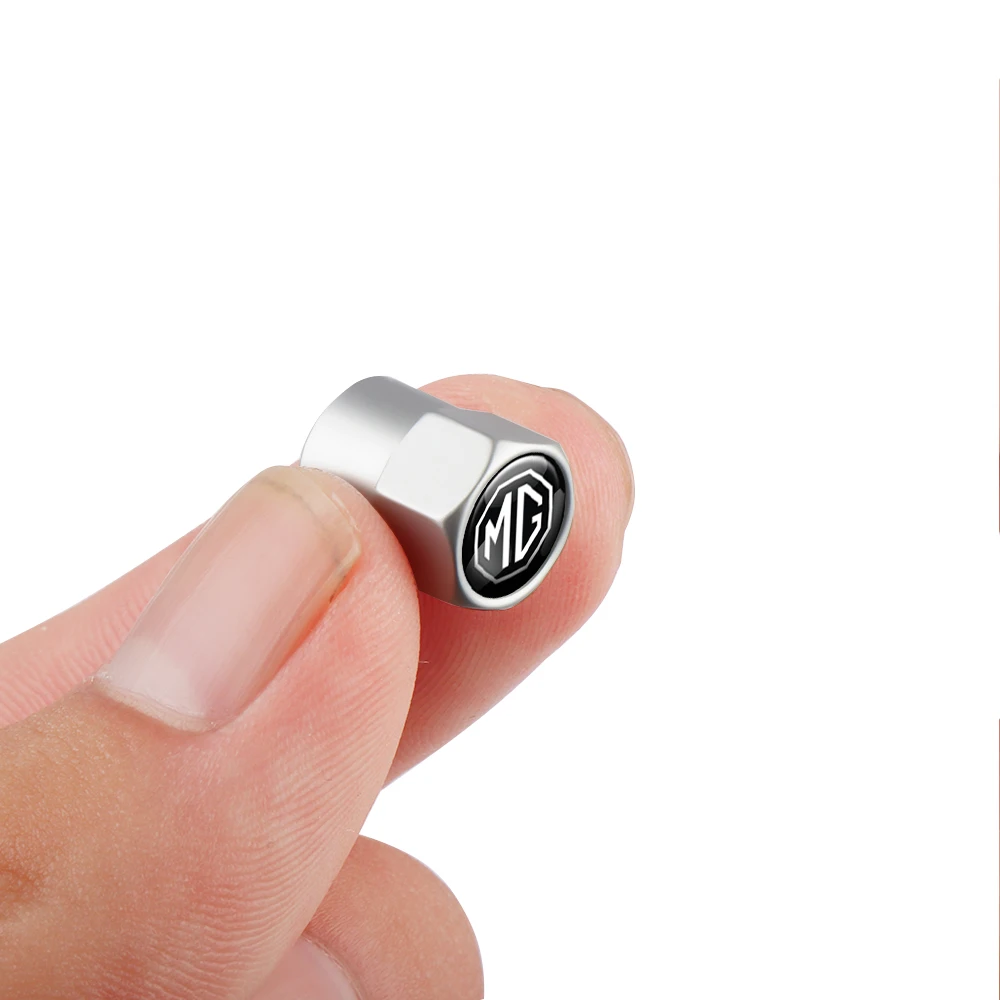 4PCS Car Tire Valve Cover Tire Stem Cover Dust Cover Accessories For Morris Garages MG ZS GS MG3 MG5 MG6 EHS EZS Hector HS TF GT