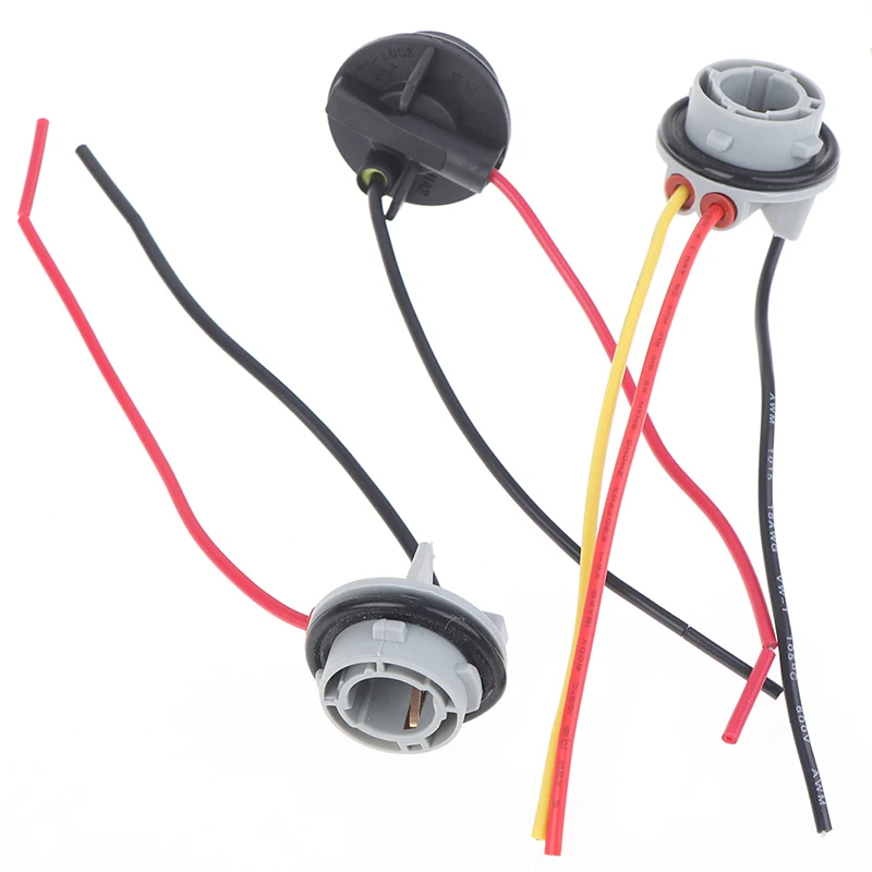 2pcs 1156 1157 Bulb Socket BAY15D Lamp Holder P21/5W Adapter Base Connector
