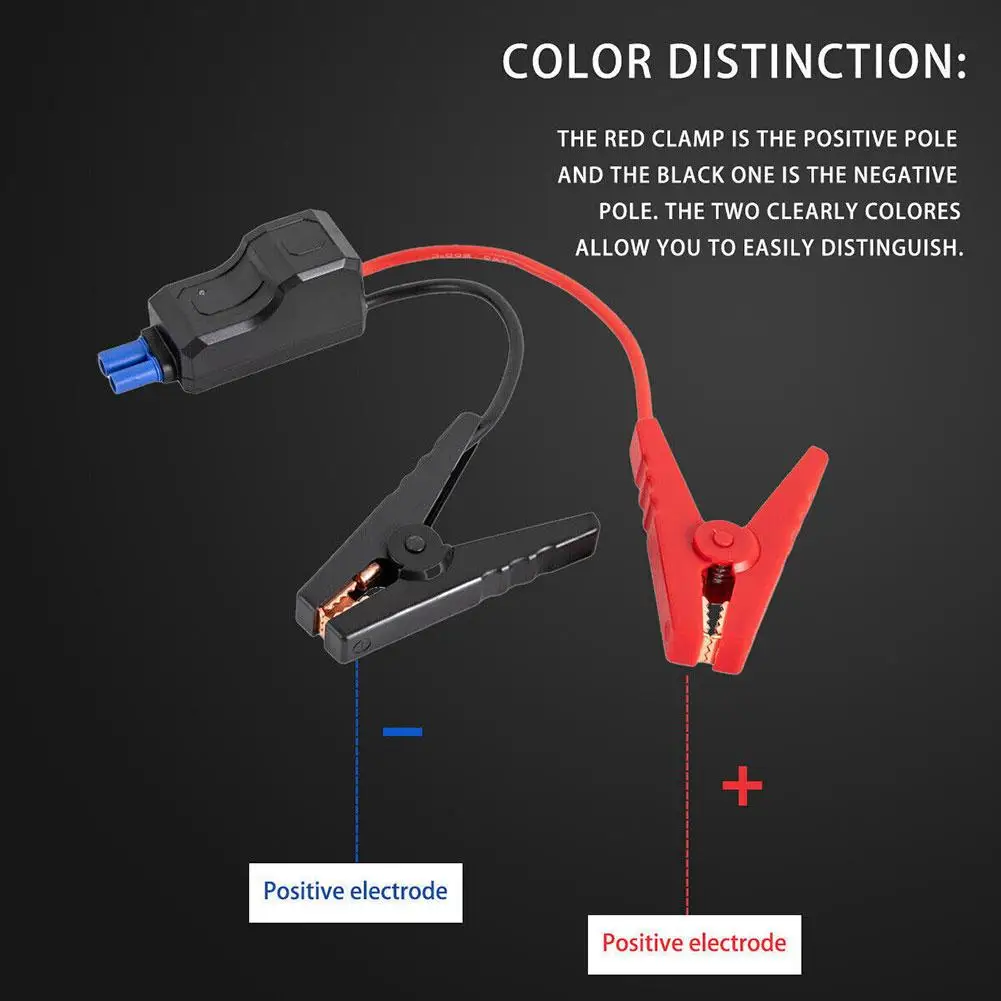 Car Emergency Power Relay Smart Clip Ignition Battery Accessories 500A Jumper System Cable Line Jump Connection Car