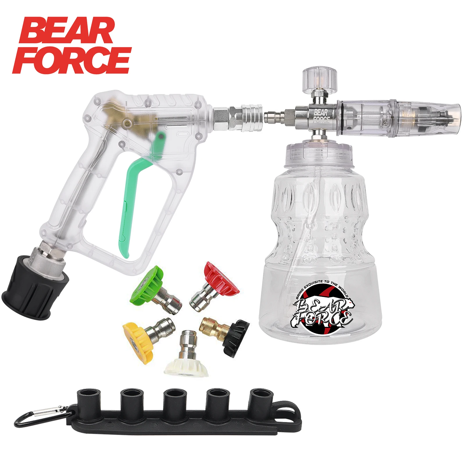 BEAR FORCE Pressure Washer Water Gun for Car Cleaning Hose Connector For Karcher Nilfisk Parkside Bosch Quick Connector Nozzles