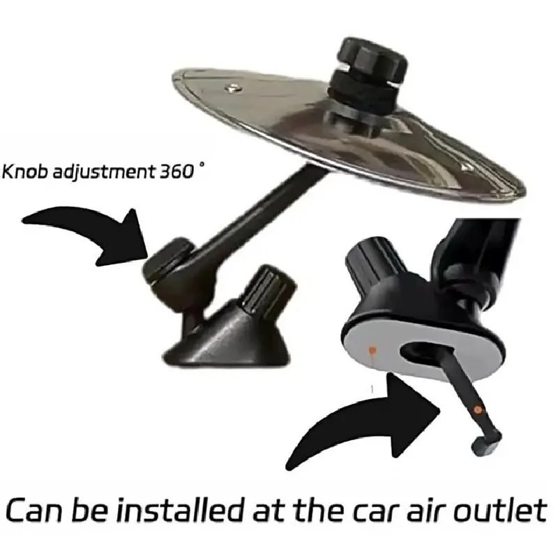 Car Cymbal Air Vent Mini Drum Crash Cymbal for Car Dashboard Compact & Durable Musical Car Accessory for Drivers
