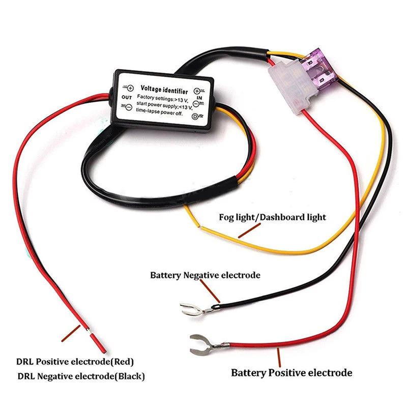 1pc DRL Controller For Car LED Daytime Running Light Auto Automatic ON/OFF Controller Module DRL Relay Kits