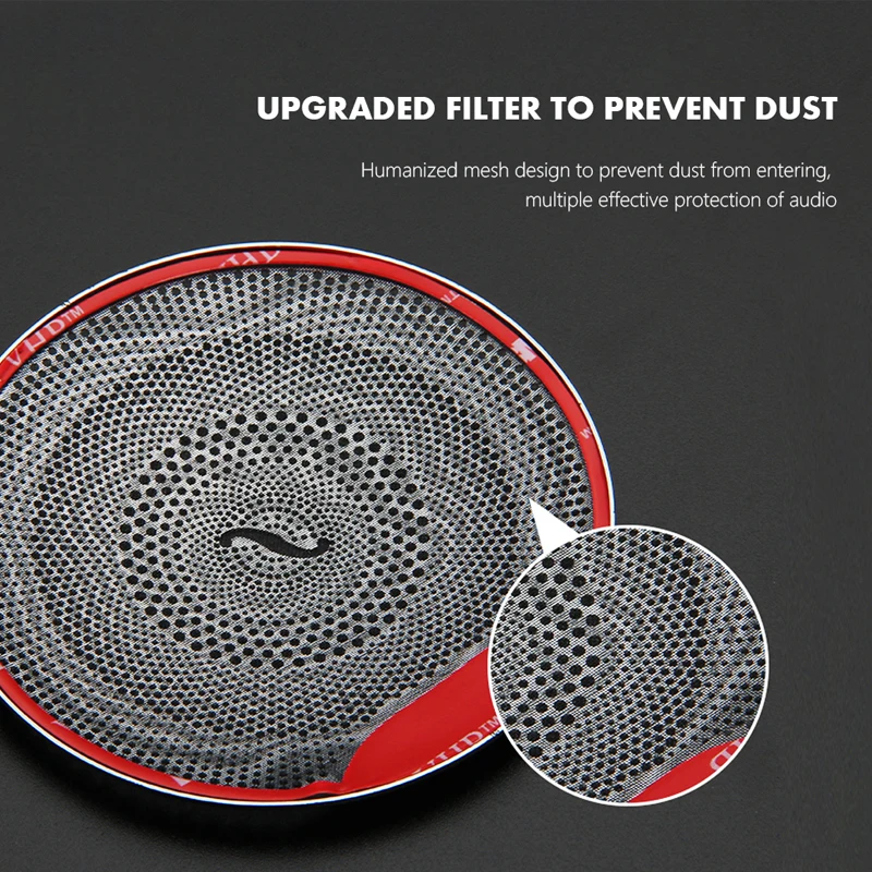 2pcs Speaker Cover for Mercedes Benz W213 W205 X253 E C GLC Class Car Door Sound Cover Speaker Decoration Interior Accessories