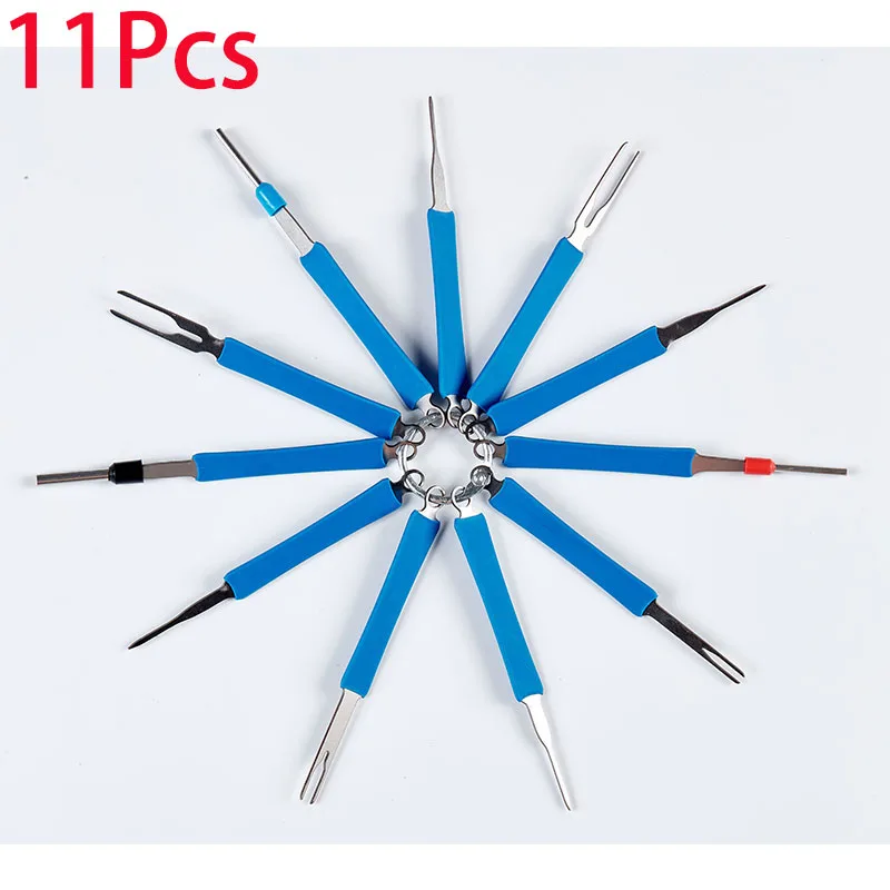 8-38Pcs Car Terminal Removal Tool Kit Depinning Tool Electrical Connector Pin Removal Car Optional Wire Terminal Removal Tools