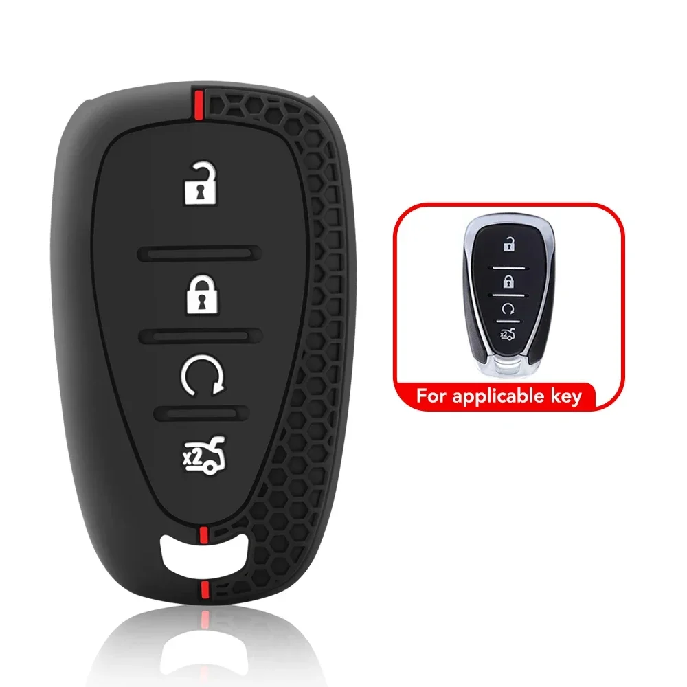 Keychain For Chevrolet Onix Equino Orlando Cruze Spark Sonic Camaro Volt Bolt Trax Malibu Blazer Traverse Seeker Car Key Cover
