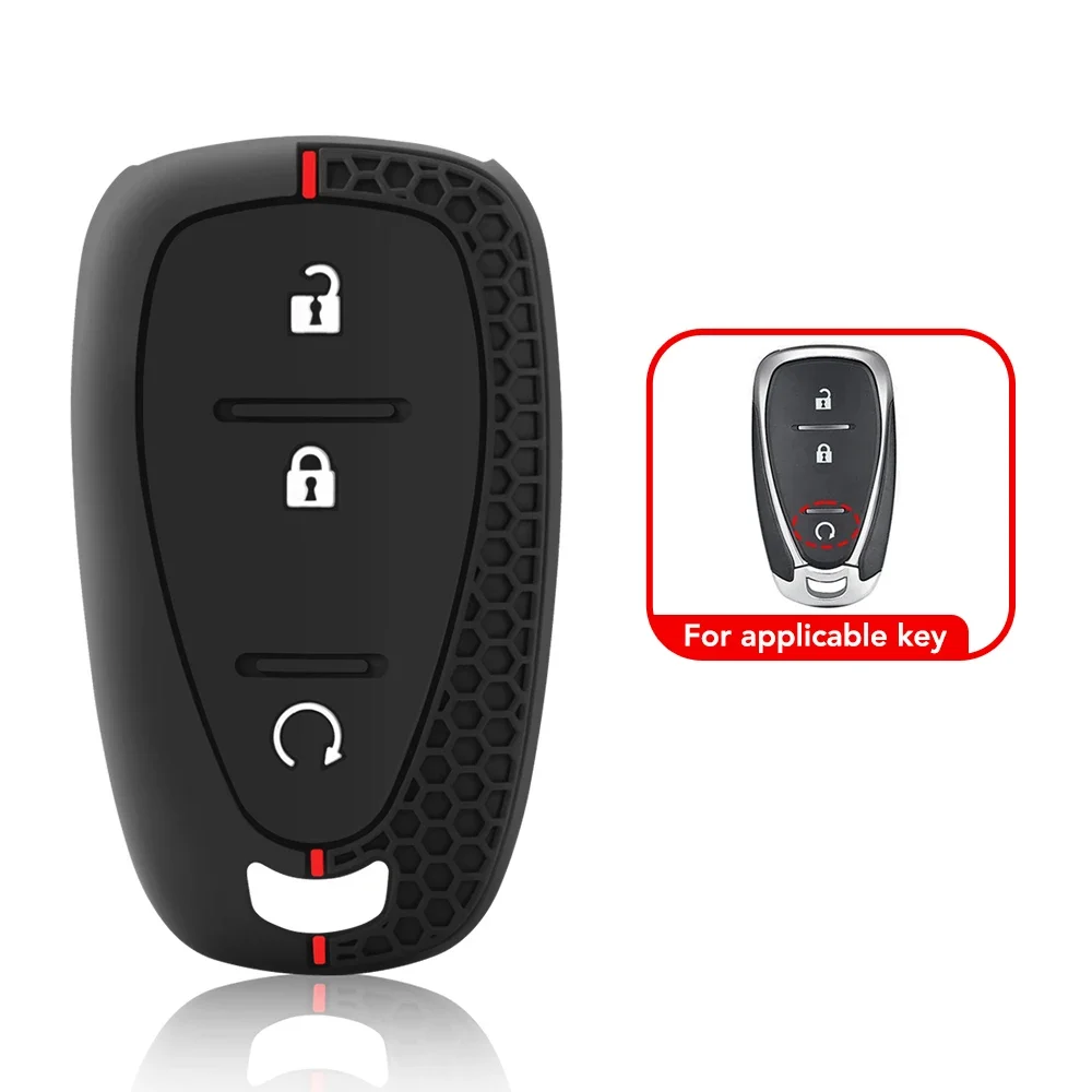 Keychain For Chevrolet Onix Equino Orlando Cruze Spark Sonic Camaro Volt Bolt Trax Malibu Blazer Traverse Seeker Car Key Cover