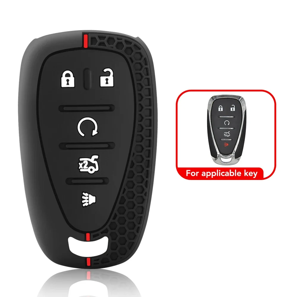 Keychain For Chevrolet Onix Equino Orlando Cruze Spark Sonic Camaro Volt Bolt Trax Malibu Blazer Traverse Seeker Car Key Cover