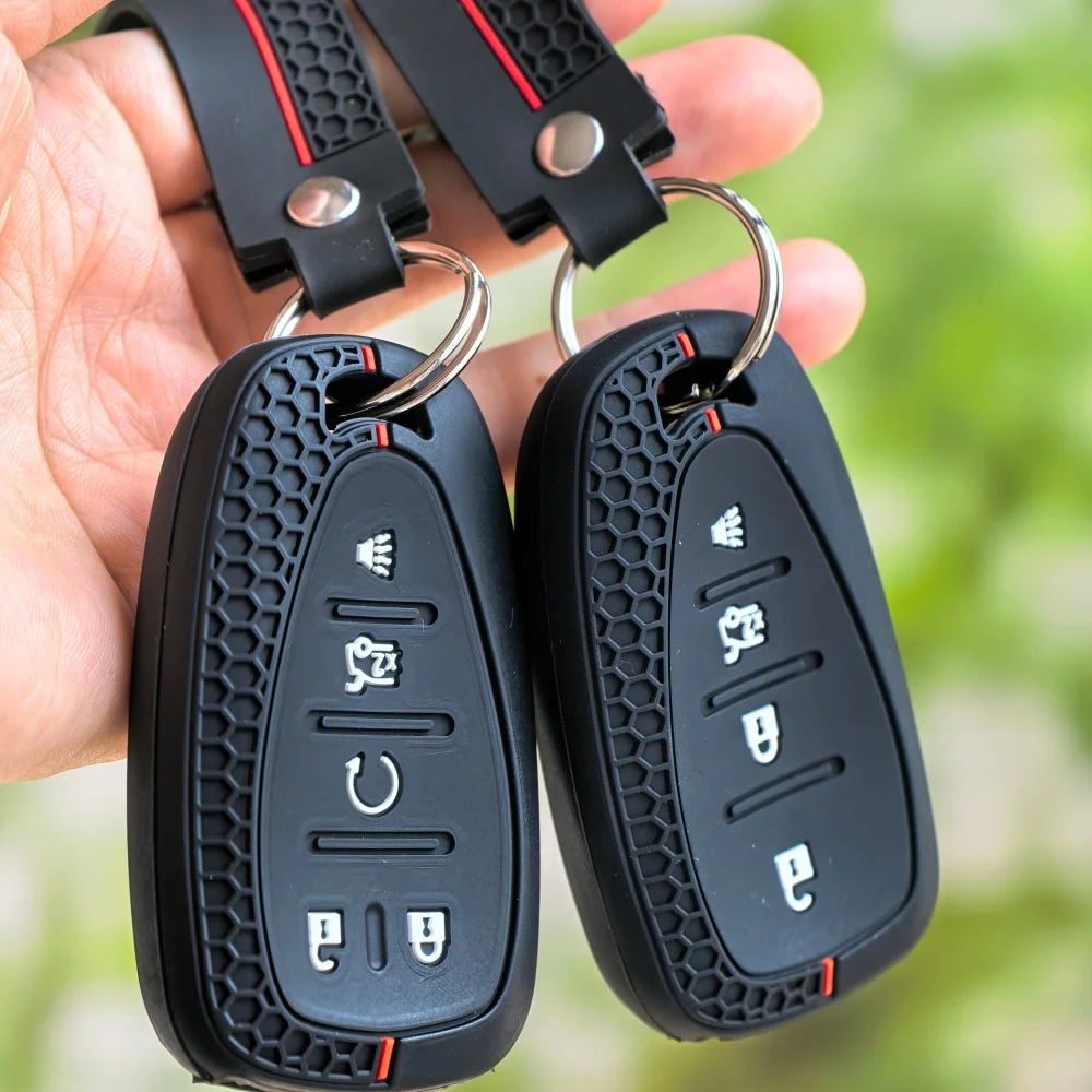 Keychain For Chevrolet Onix Equino Orlando Cruze Spark Sonic Camaro Volt Bolt Trax Malibu Blazer Traverse Seeker Car Key Cover