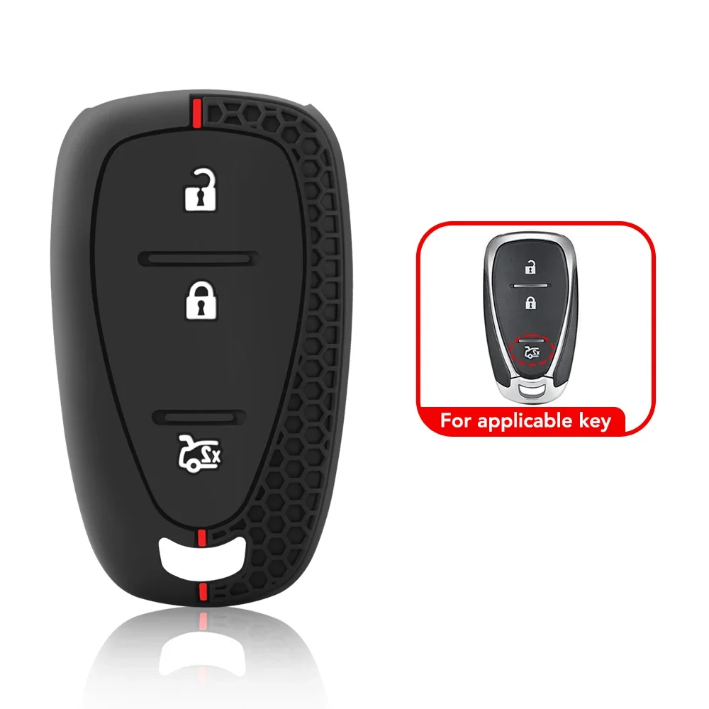 Keychain For Chevrolet Onix Equino Orlando Cruze Spark Sonic Camaro Volt Bolt Trax Malibu Blazer Traverse Seeker Car Key Cover