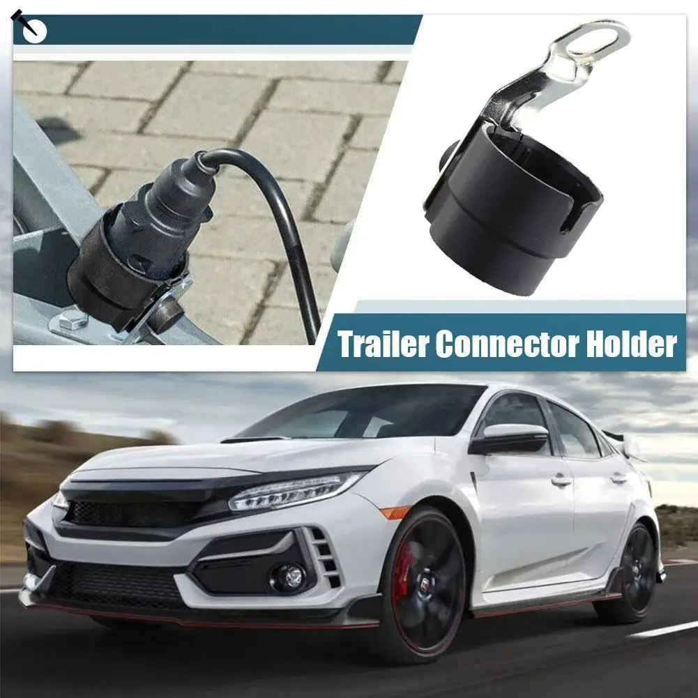 Universal Trailer Plug Holder Weatherproof Protective Rigid Accessory for 7 to 13P Trailers Dirt Protection Plug Adapter
