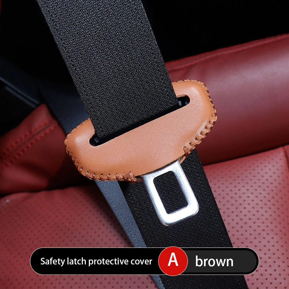 Car Safety Insert Belt Bayonet Protective Cover Seat Belt Shoulder Guard Seat Belt Extender Seat Bayonet Head Cover
