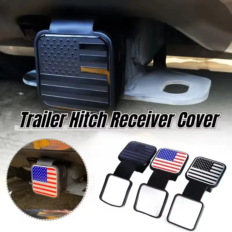 Trailer Hitch Receiver Cover Plug Rubber Tow Plug Tube Cap Protector for Mercedes Toyota Jeep Ford Chevrolet RAM Dodge