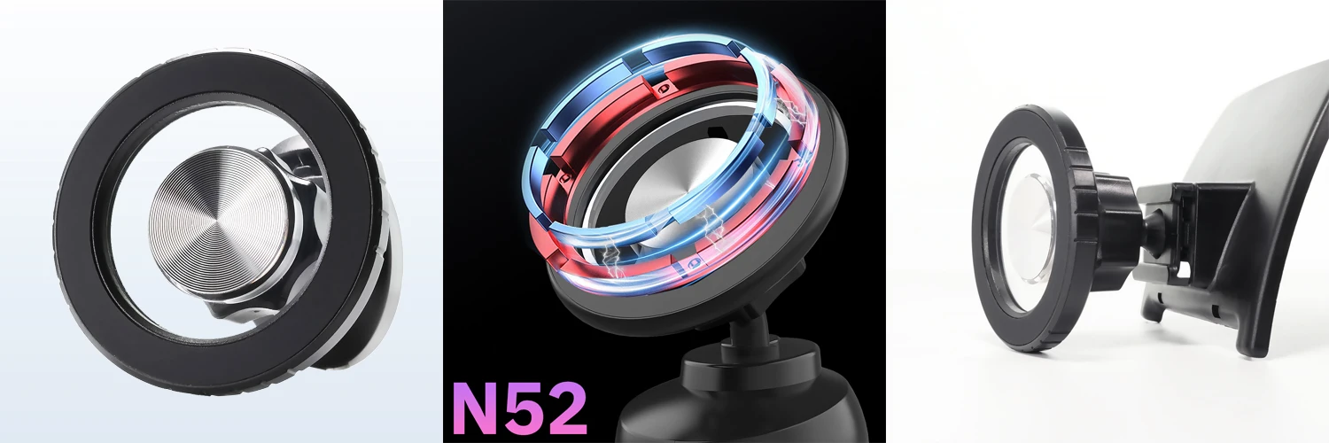 Designed for Renault Grand Koleos 2024 2025 Phone Holder Car Magnetic Mount Smart Sensing Wireless Charging One-Touch Release Qi