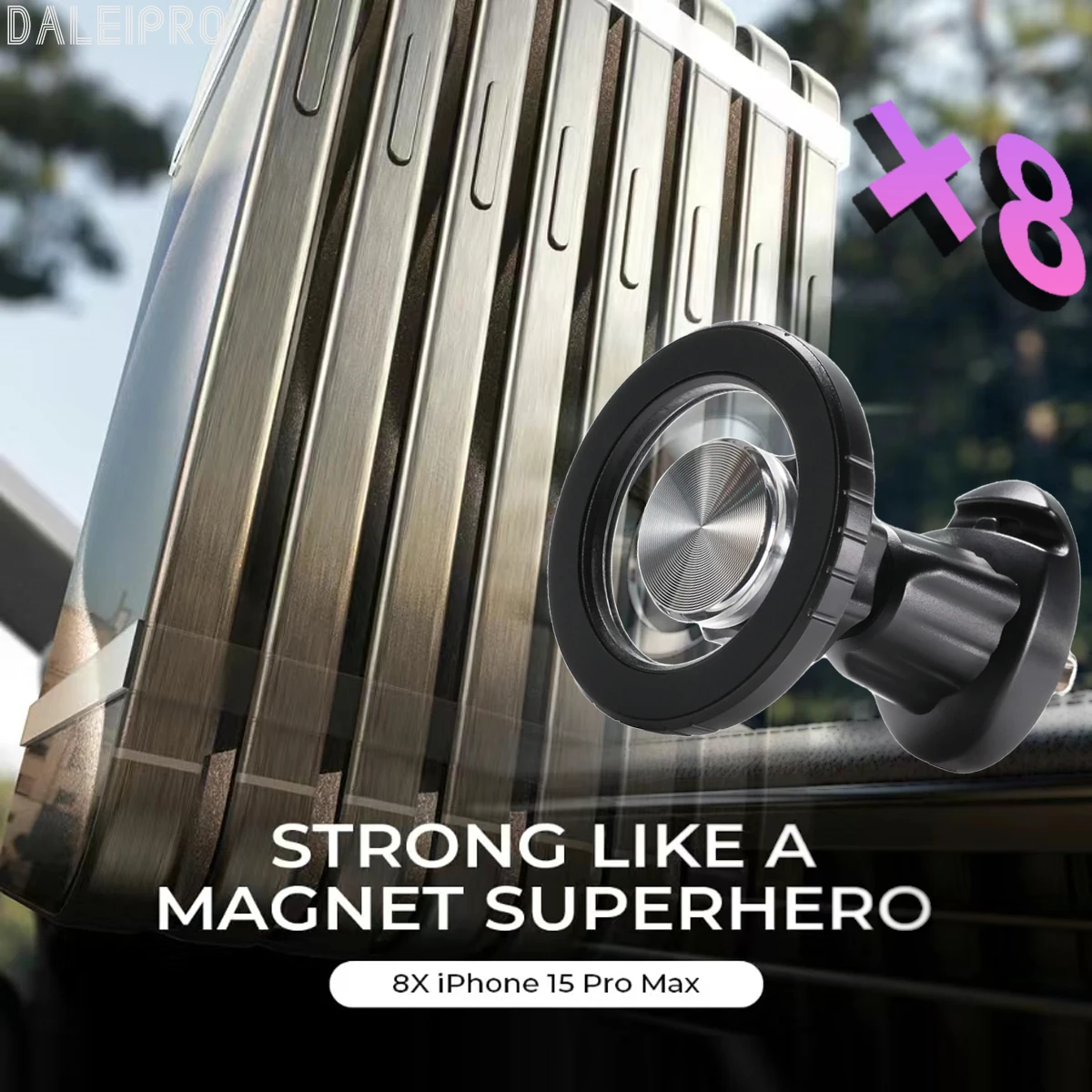 Designed for Renault Grand Koleos 2024 2025 Phone Holder Car Magnetic Mount Smart Sensing Wireless Charging One-Touch Release Qi
