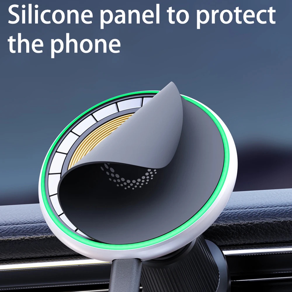 Designed for Renault Grand Koleos 2024 2025 Phone Holder Car Magnetic Mount Smart Sensing Wireless Charging One-Touch Release Qi