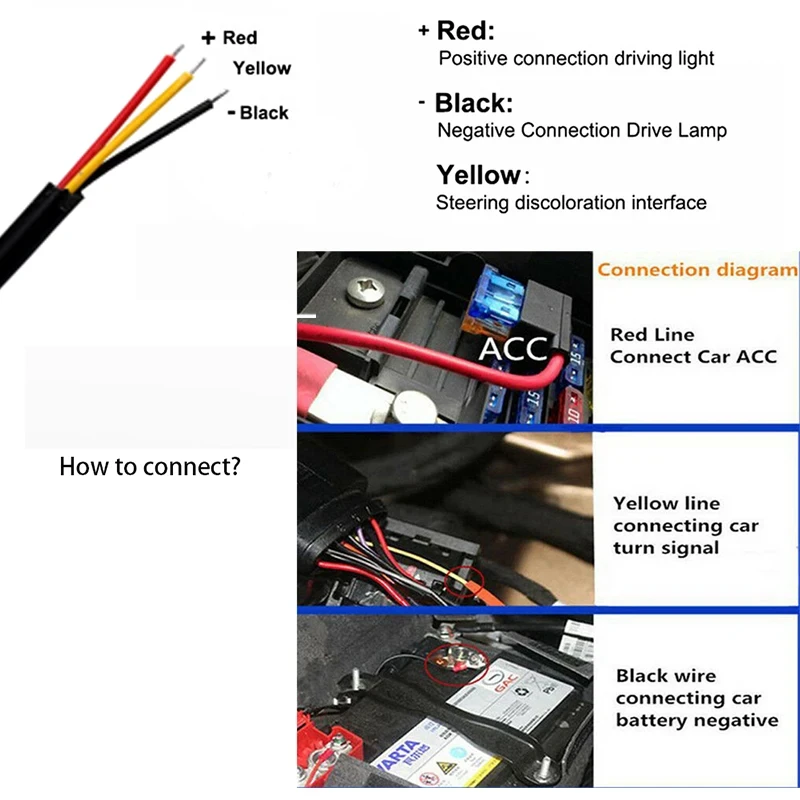 2Pcs 12V Led Guide Strip Headlight for Car Daytime Running Lights Turn Signal Bulb DRL Sequential Switchback 30cm/45cm/60cm