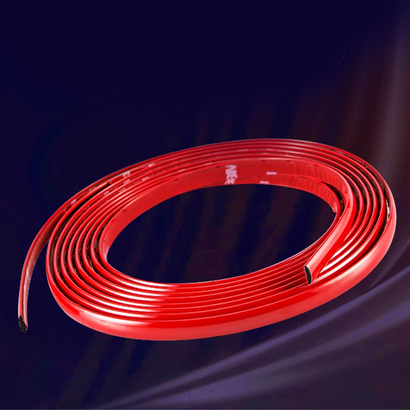 Car Chrome Side Body Trim Molding,Bumper Anti-Collision Self-Adhesive Strip,Scratch-Proof Shiny Adhesive Strap,Exterior and Inte