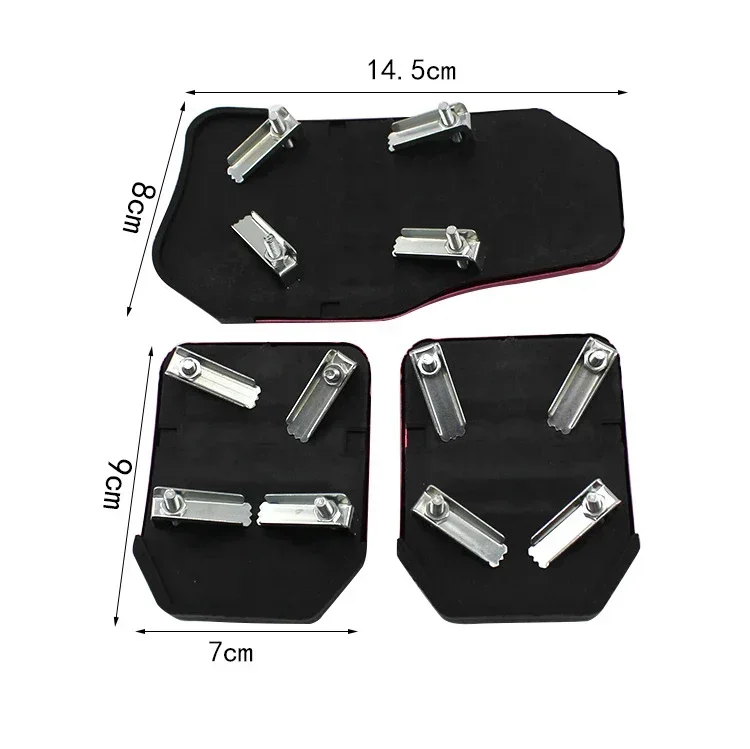 Automotive universal anti-skid pedal cover, interior modification, pedal personality modification accessories, anti-skid pedal