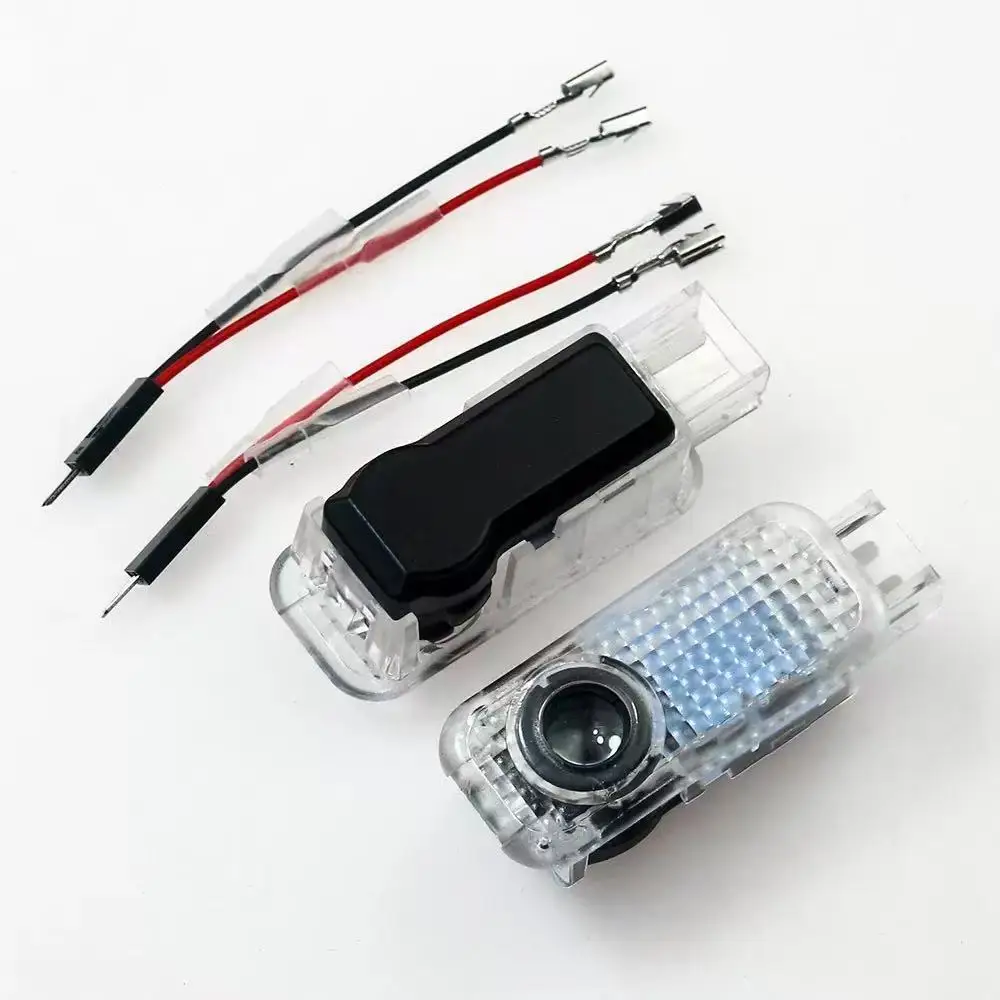 2pcs Car Door Logo Light Led Projector Lamp For QUTTRO Audi Sline A3 A1 A4 B8 B7 A6 C7 A5 A7 A8 B9 B6 C6 Q2 Q3 Q5 Accessories