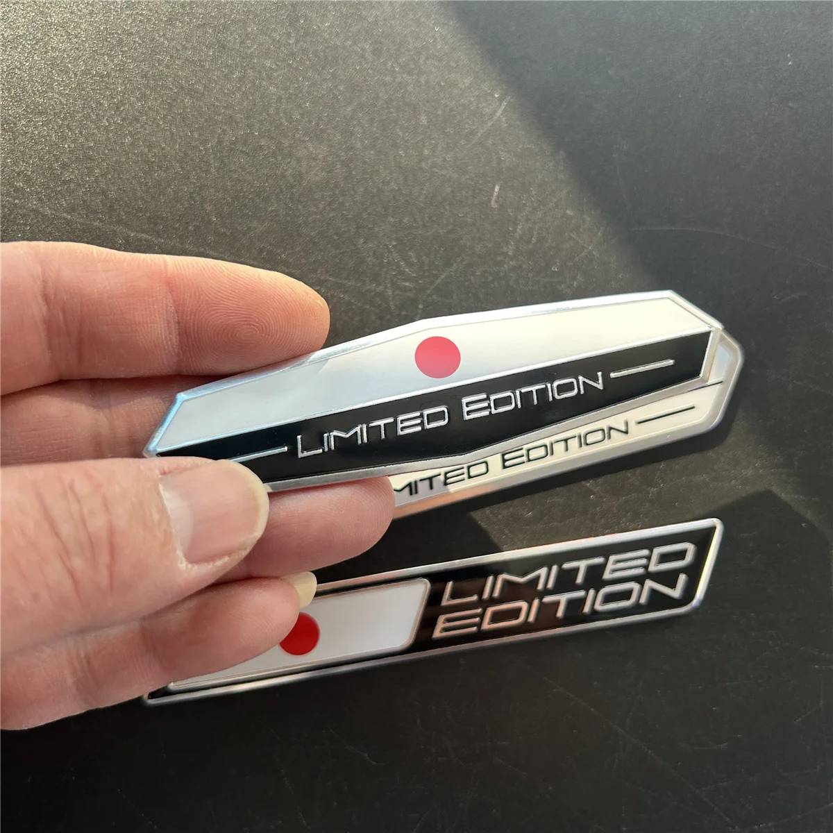 Limited Edition Japan National flag Aluminium Adhesive Emblem Rear Trunk Badge Fender Sticker Body Decal car emblem